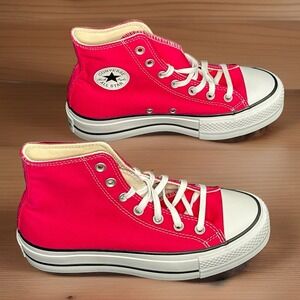 Converse Women's Chuck Taylor All Star Lift Platform Sneakers, Pink, Size 6, New